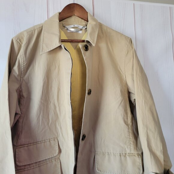 Vintage Y2K Tommy Hilfiger Women’s Medium Length Button Down Trench Coat, XL EUC - Picture 2 of 8